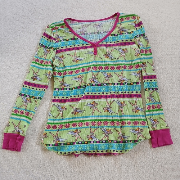 tinkerbell ♡ pajama set disney y2k vintage fairy - Picture 2 of 9